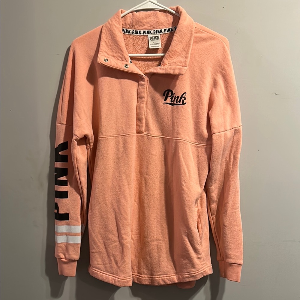 PINK Victoria's Secret Peach Pullover